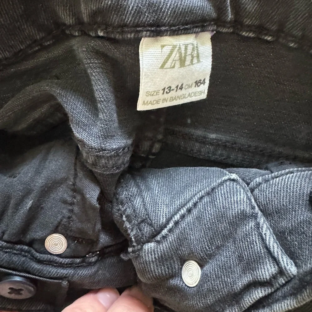 Zara Charcoal Denim‎ Pants